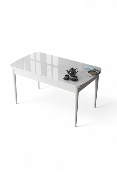 Hanah Home Mesa de Comedor Zen - Blanco Hanah Home Mesa de Comedor Zen - Blanco